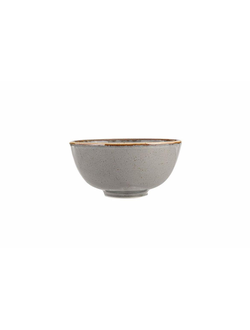 Миска 13 см фарфор цвет тёмно-серый