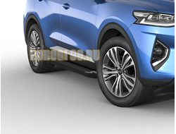 Пороги на Haval F7 2022-2024 Black Start