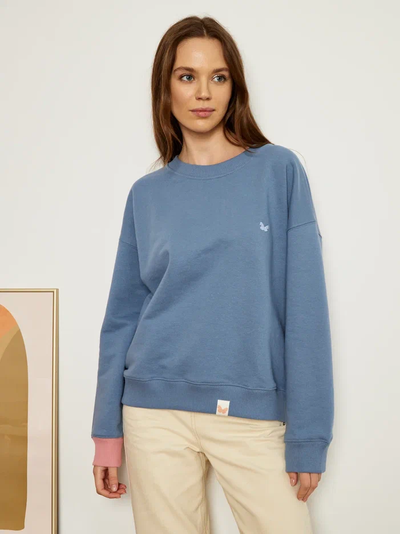 ЖЕНСКИЙ СВИТШОТ "ГОЛУБАЯ ПАСТЕЛЬ"