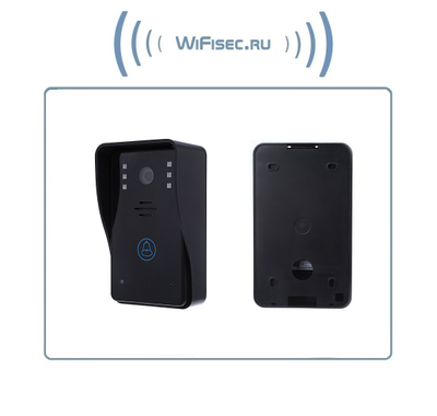 WiFi/LAN вызывная панель видеодомофона, интерком связь с активным подавлением шума, открытие замка через мобильное приложение, HD. до - 10 град.С. (163eye/YooSee)