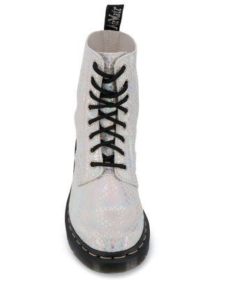 Dr. Martens 101 металлик белые женские