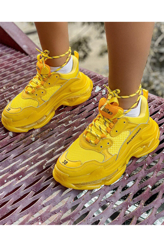 Triple s balenciaga white clear sole deals