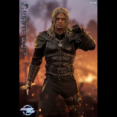 Ведьмак Геральт (Генри Кавилл, "The Witcher" Netflix) - КОЛЛЕКЦИОННАЯ ФИГУРКА 1/6 white wolf (SST048) - Soosoo toys