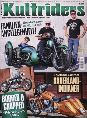 Kultriders Easyriders Germany Magazine January 2021 Иностранные мото журналы, Intpressshop, Intpress