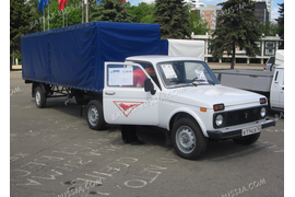 ВИС 2346 СЕДЕЛЬНЫЙ ТЯГАЧ С ПОЛУПРИЦЕПОМ.(ТЕНТ)