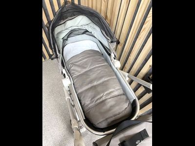 Детская коляска 2 в 1 Farfello Aimile Original Космический Латте Экокожа