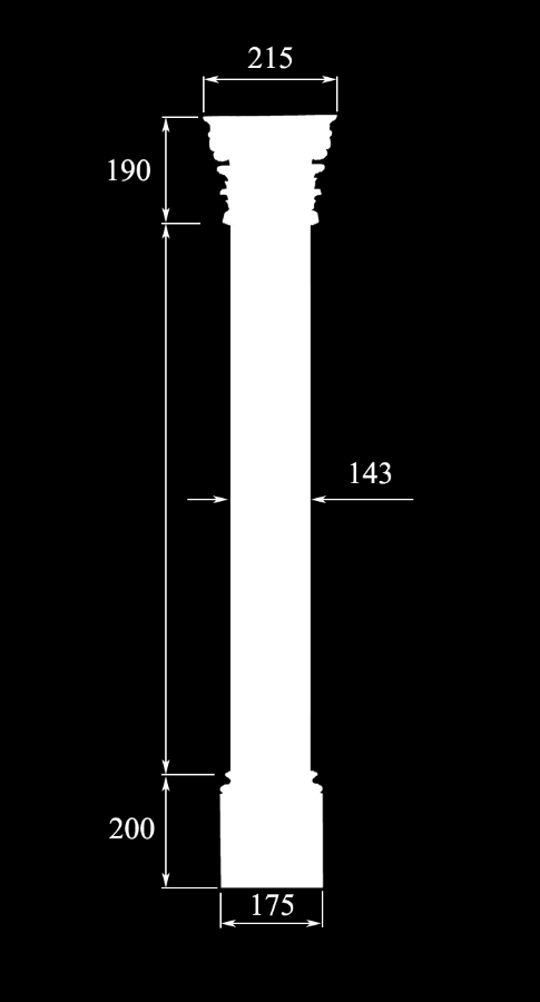 размеры пилястры пл-03
