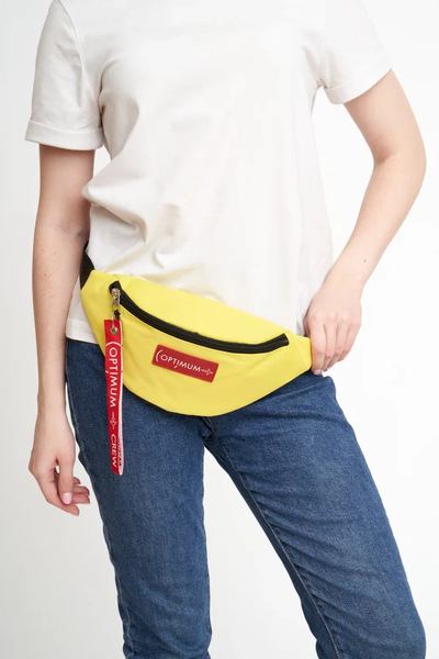 Сумка на пояс Optimum Mini RL, желтая