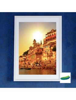 Постер «Город света. Варанаси».  Коллекция «Дивные города».