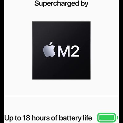 Apple MacBook Air 13" M2 (2022) 16/256 ГБ, Starlight