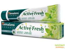 Зубная паста-гель Активная Свежесть, 80 г, производитель Хималая; Active Fresh Gel, 80 g, Himalaya