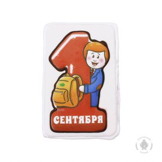 1 сентября, мальчик с портфелем (130 грамм)