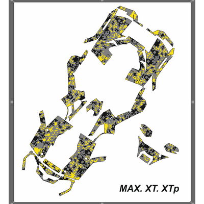 Наклейки на квадроцикл BRP Can-Am Outlander G1 400 800 MAX XT XT-P 2006 - 2012 №1138