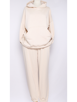 Костюм худи и брюки св.бежевый р.54,56
