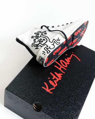 Кеды Converse x Keith Haring черные высокие