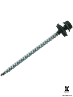 Саморез кровельный DAXMER 4.8х70 RAL 6005 (100 шт)