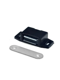 Защёлка магнитная REJS с ответной планкой (черный)