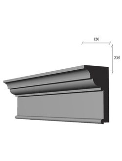 гладкий К-23 гипсовый