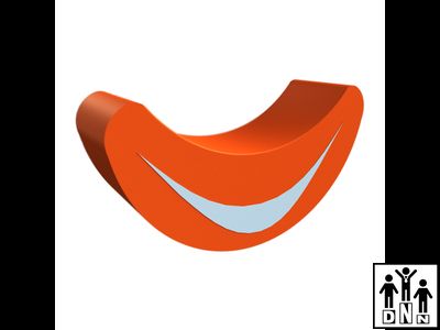 Контурная игрушка Улыбка-качалка