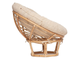 КРЕСЛО PAPASAN ECO P115-1/SP STD c подушкой, ремешками натуральный, ткань старт