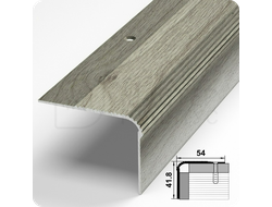 Порог угловой Лука ПУ 02.2700.R195 Сосна серебристая