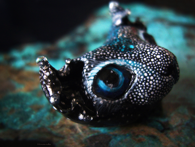 "Подлунный барсокосм", брошь с космическим котом