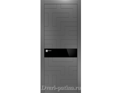 Дверь Лабиринт серая эмаль Грей