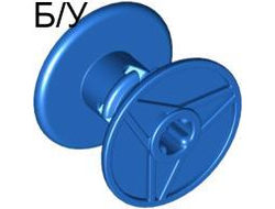 ! Б/У - String Reel 3 x 2 x 3 Drum with Axle Hole, Blue (32012 / 4107179) - Б/У