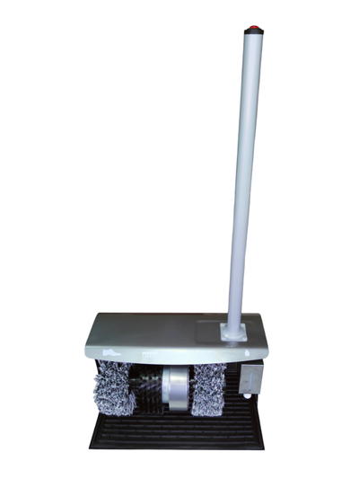 Машинка для чистки обуви Gastrorag jcx-12+ с серой ручкой