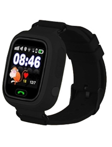 Детские часы Smart Baby Watch с GPS Q80 - чёрные