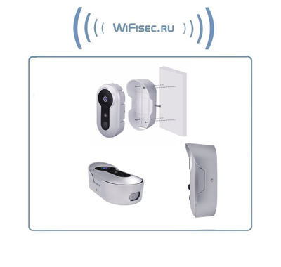 Автономная WiFi вызывная панель - видеодомофон с DVR. HD 960p