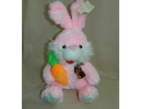Заяц с морковкой (артикул 7100) 40 см