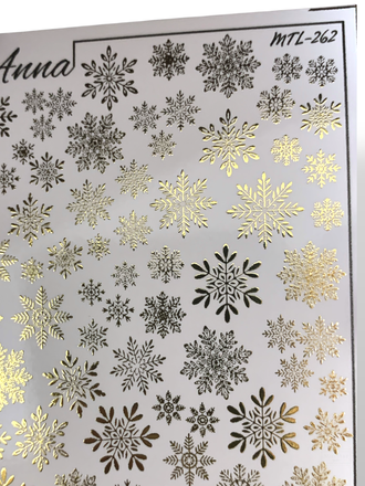 Слайдер-дизайн MilliArt Nails Металл MTL-262