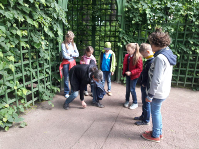 выездной детский квест в летнем саду