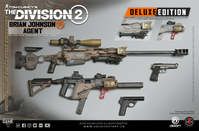 Агент Брайан Джонсон, The Division 2 (делюкс версия) - Коллекционная ФИГУРКА 1/6 Ubisoft The Division 2 Agent “Brian Johnson Deluxe Version (SSG-005) - SOLDIER STORY