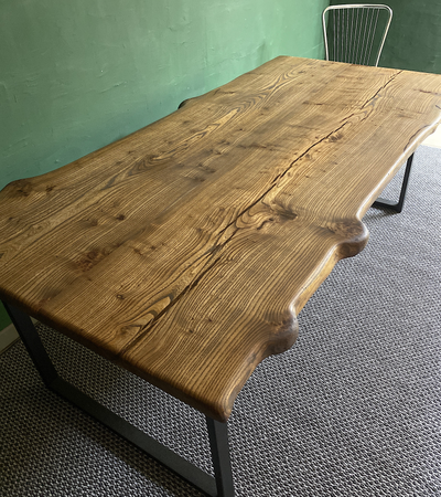 слэб, стол река, карагач, дуб, мебель на заказ, стол из слэба, мебель для ресторана, столешница спил