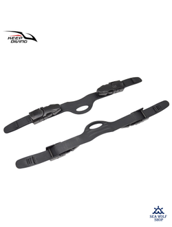 Ремешки для ласт Keep Diving с клипсой (пара) 46,5см