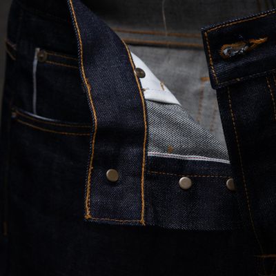 Джинсы =Brave Star= True Straight 14oz Hardline Japan Selvage Denim