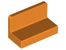 Panel 1 x 2 x 1 with Rounded Corners, Orange (4865b 4624801 6504995)