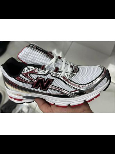 New Balance 740 White Energy Black Red