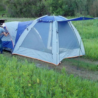 Палатка 4-х местная+шатер Ly-1706