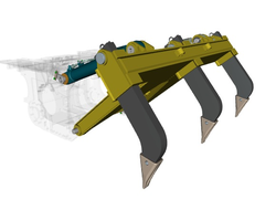 Группа 97. Оборудование рыхлительное трехзубое