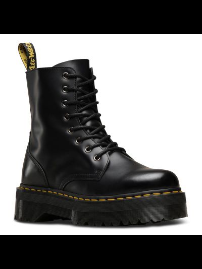Dr Martens 1460 Jadon Black С Черным Мехом