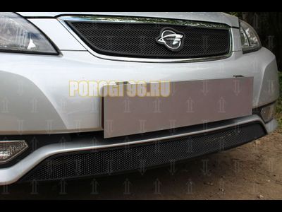 Защита радиатора Ravon Gentra 2015- black верх