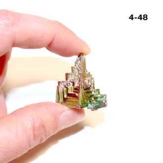 Висмут выращенный (кристалл) №4-48: 13,7г - 26*18*16мм