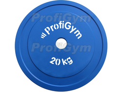 ДПЛ-20 ДИСК СТАЛЬНОЙ «POWERLIFTING» С ПОЛИМЕРНЫМ ПОКРЫТИЕМ, 20КГ