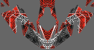 Наклейки на снегоход Tundra - 2010 2011 2012 2013  №1049