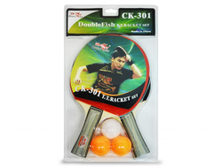 Набор DOUBLE FISH CK 301 (2 ракетки + 3 мяча) в Воронеже