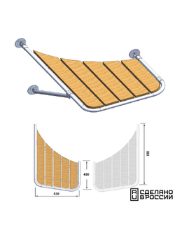 Платформа кормовая левый борт 430х530х890