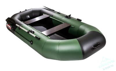 Лодка ПВХ Мастер Лодок Таймень NX270 "Комби" Зелёный / Чёрный